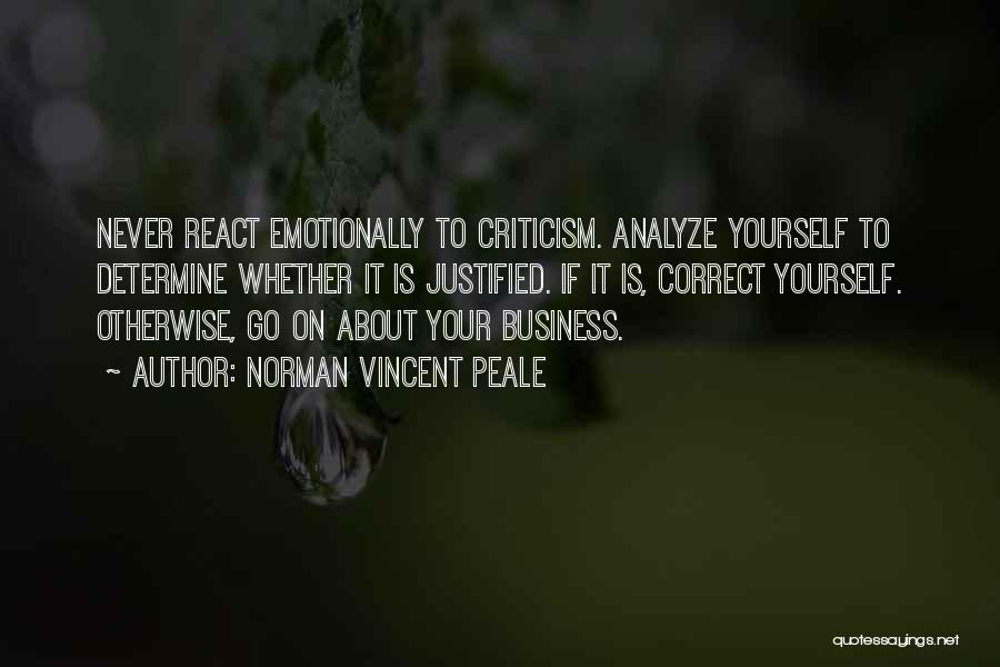 Correct Yourself Quotes By Norman Vincent Peale