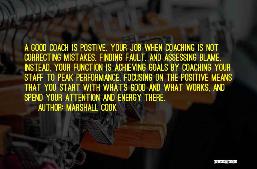 Correcting A Mistake Quotes By Marshall Cook