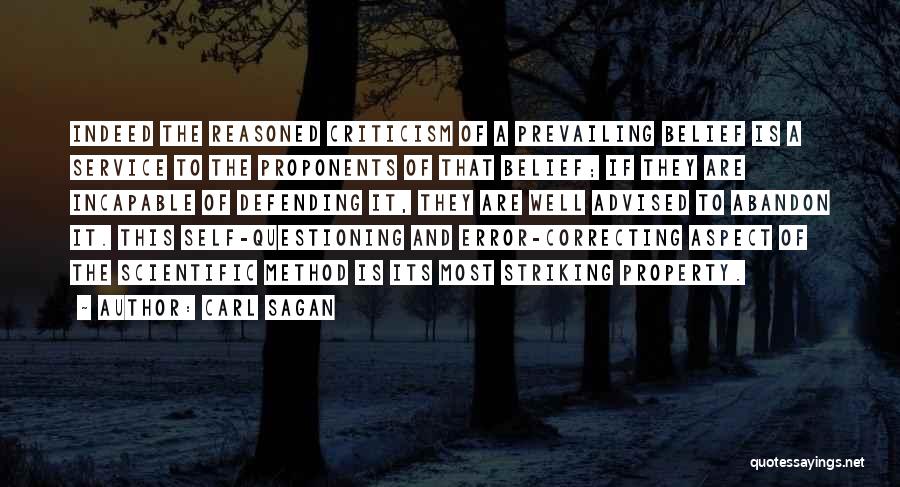 Correcting Errors Quotes By Carl Sagan