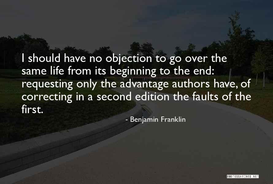 Correcting Someone Quotes By Benjamin Franklin