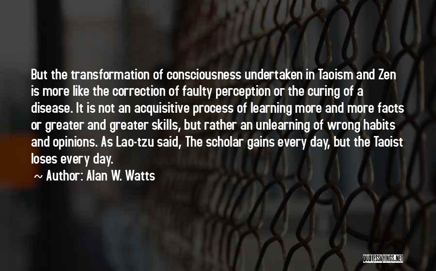 Correction Quotes By Alan W. Watts