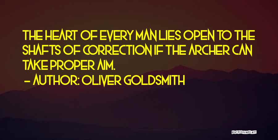 Correction Quotes By Oliver Goldsmith