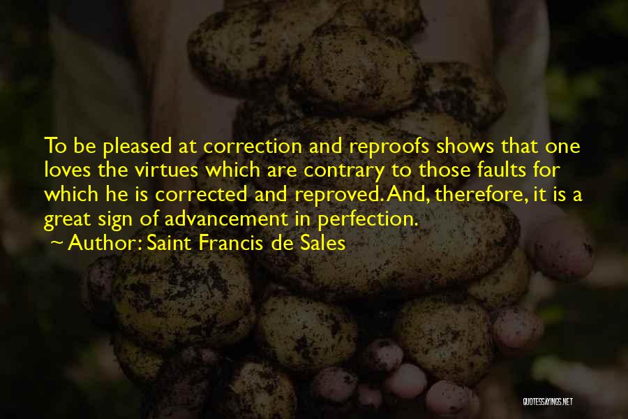 Correction Quotes By Saint Francis De Sales