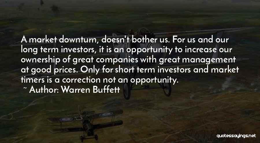 Correction Quotes By Warren Buffett