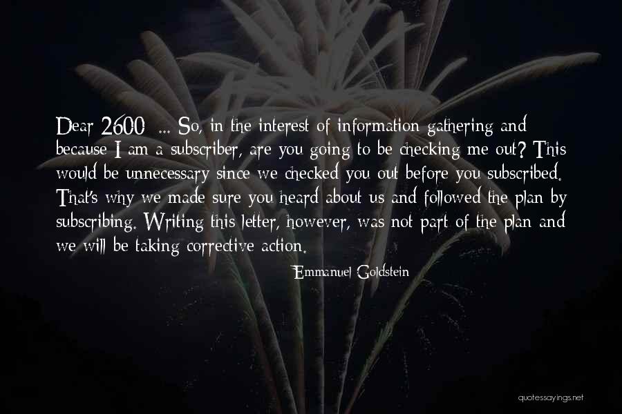 Corrective Quotes By Emmanuel Goldstein Corrective Quotes By Emmanuel Goldstein