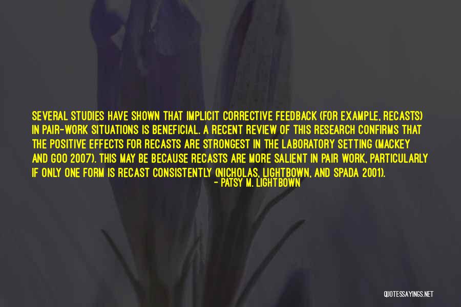Corrective Quotes By Patsy M. Lightbown Corrective Quotes By Patsy M. Lightbown