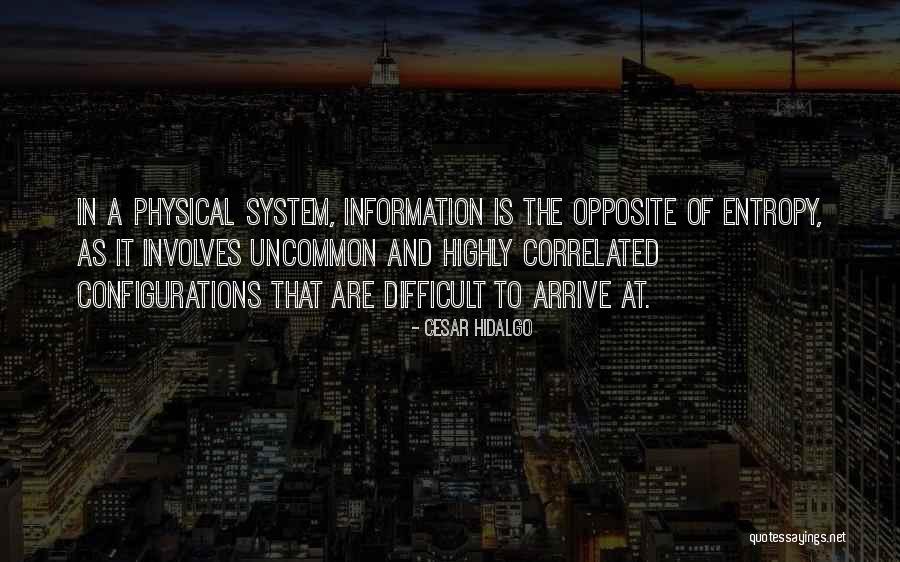 Correlated To Quotes By Cesar Hidalgo