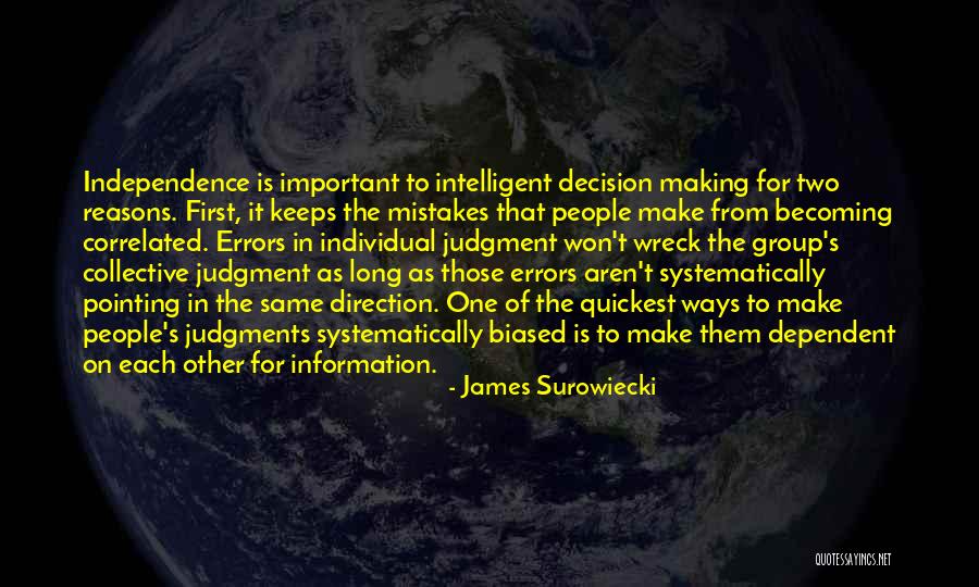 Correlated To Quotes By James Surowiecki