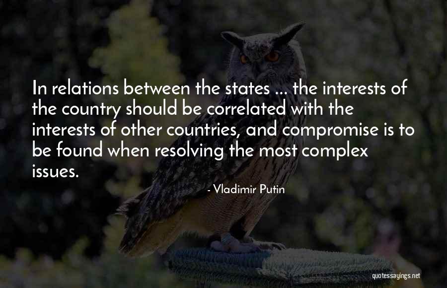 Correlated To Quotes By Vladimir Putin