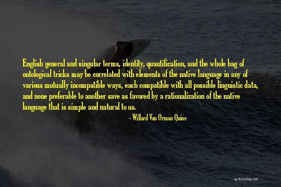 Correlated To Quotes By Willard Van Orman Quine