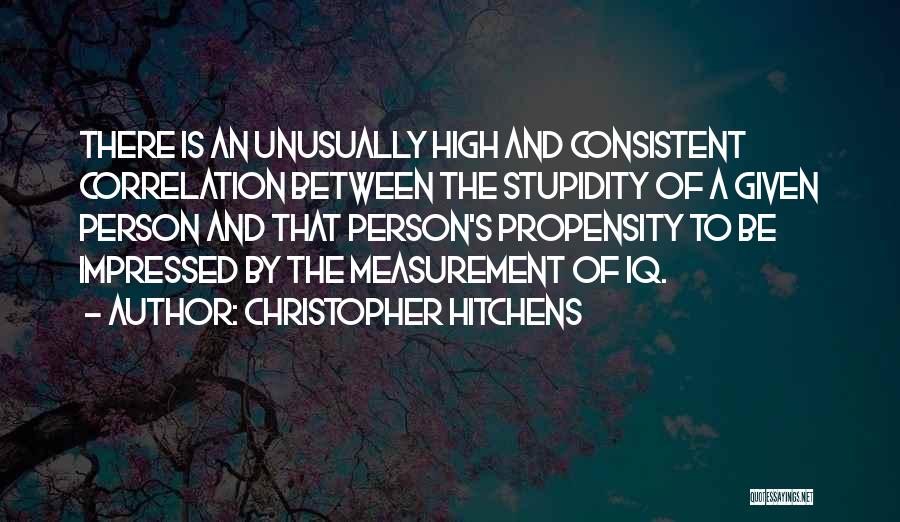 Correlation Quotes By Christopher Hitchens