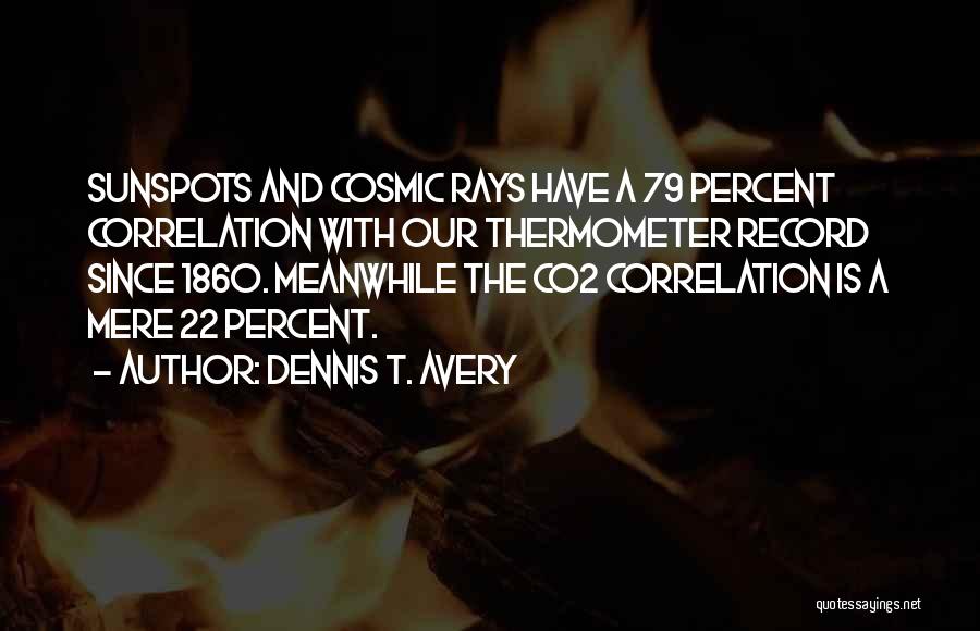 Correlation Quotes By Dennis T. Avery