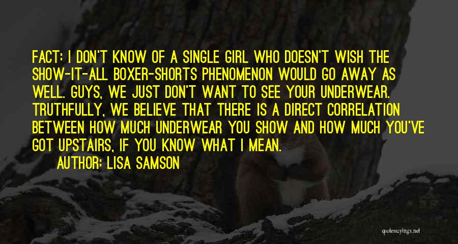 Correlation Quotes By Lisa Samson