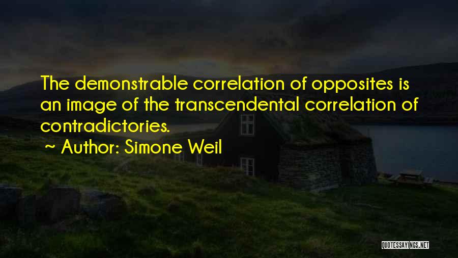 Correlation Quotes By Simone Weil