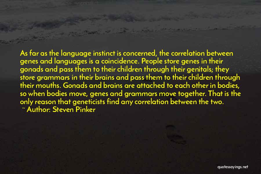 Correlation Quotes By Steven Pinker