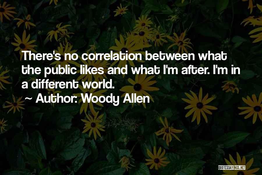 Correlation Quotes By Woody Allen