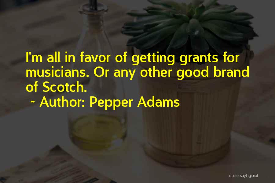 Correlational Analysis Quotes By Pepper Adams