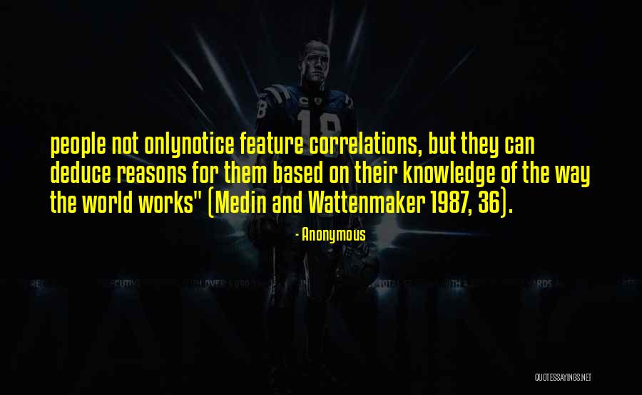 Correlations Quotes By Anonymous Correlations Quotes By Anonymous