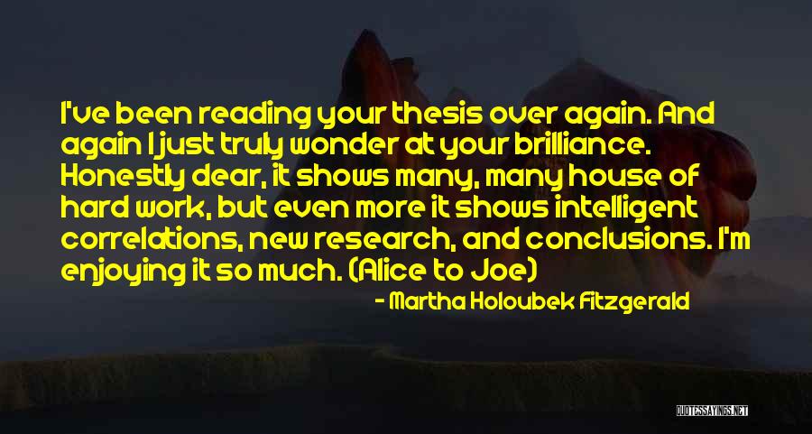 Correlations Quotes By Martha Holoubek Fitzgerald Correlations Quotes By Martha Holoubek Fitzgerald