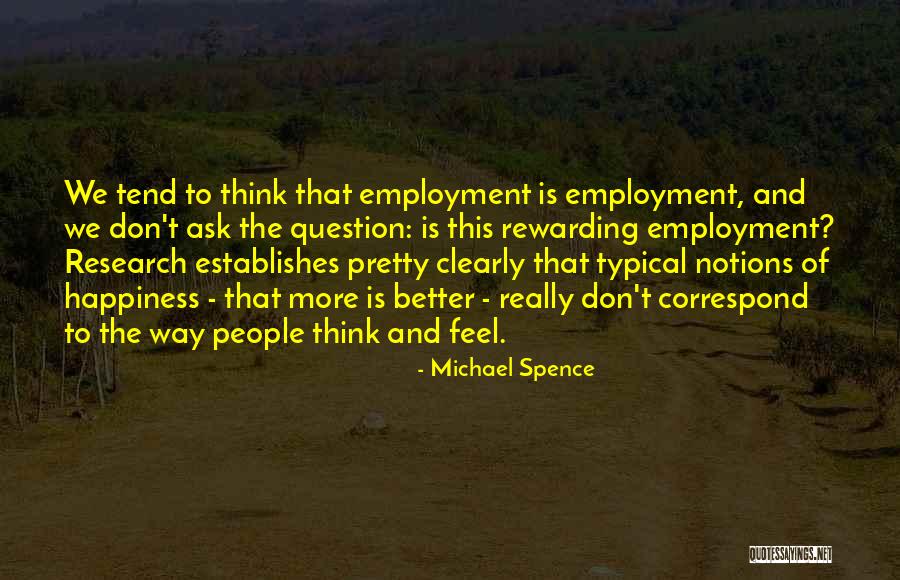 Correspond Quotes By Michael Spence