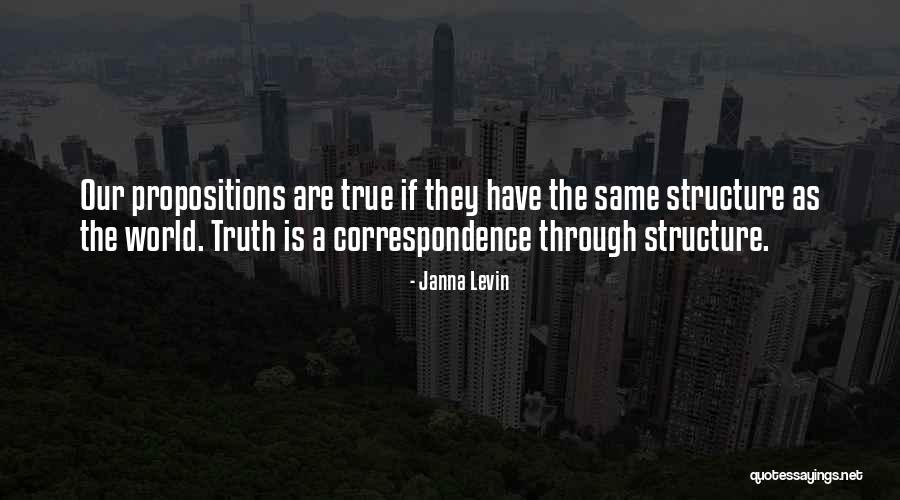 Correspondence Truth Quotes By Janna Levin Correspondence Truth Quotes By Janna Levin