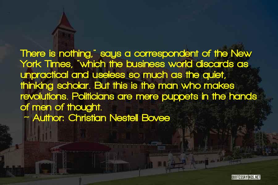 Correspondent Quotes By Christian Nestell Bovee