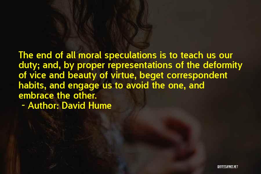 Correspondent Quotes By David Hume