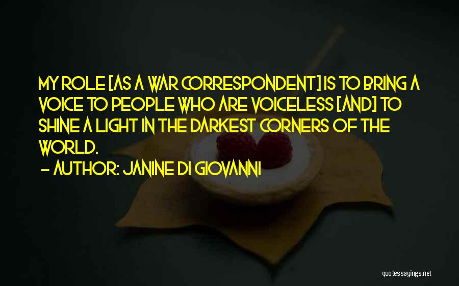 Correspondent Quotes By Janine Di Giovanni