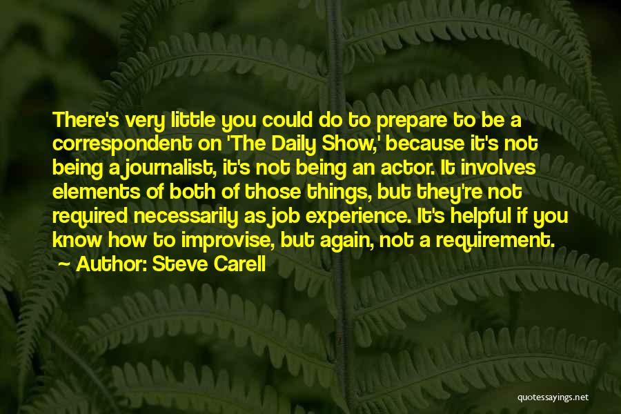 Correspondent Quotes By Steve Carell