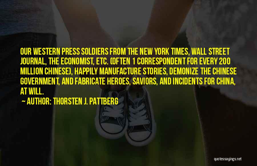 Correspondent Quotes By Thorsten J. Pattberg