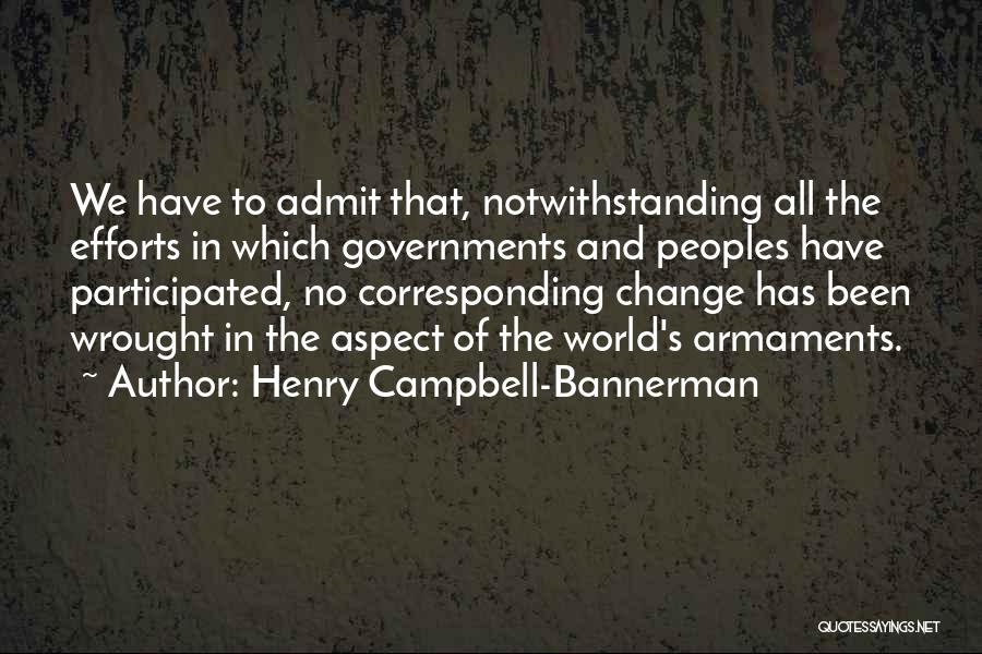 Corresponding Quotes By Henry Campbell-Bannerman