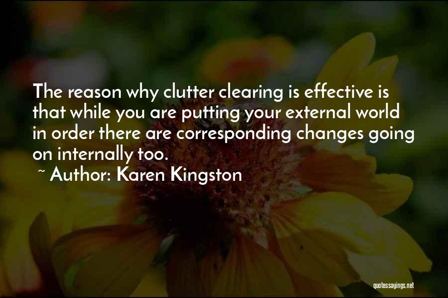 Corresponding Quotes By Karen Kingston