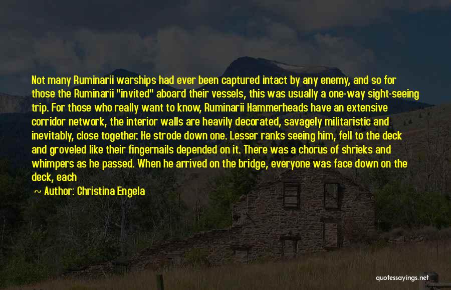 Corridor Quotes By Christina Engela