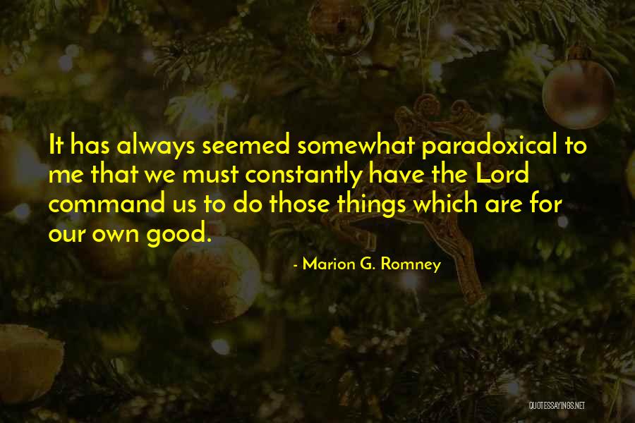 Corrie 10 Boom Quotes By Marion G. Romney Corrie 10 Boom Quotes By Marion G. Romney