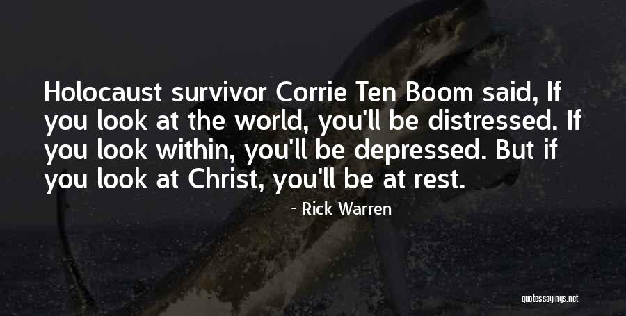 Corrie Ten Boom's Quotes By Rick Warren Corrie Ten Boom's Quotes By Rick Warren