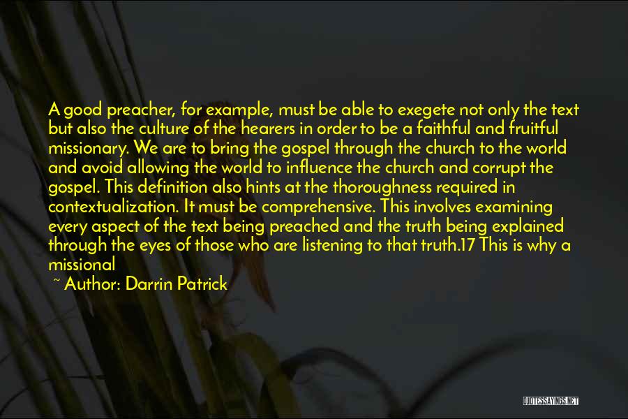 Corrupt Church Quotes By Darrin Patrick