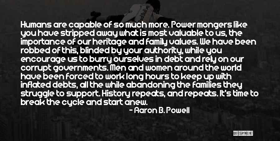 Corrupt Power Quotes By Aaron B. Powell