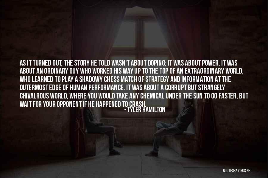 Corrupt Power Quotes By Tyler Hamilton