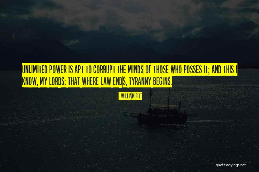 Corrupt Power Quotes By William Pitt