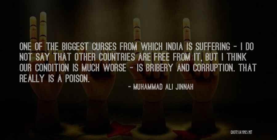 Corruption Free India Quotes By Muhammad Ali Jinnah