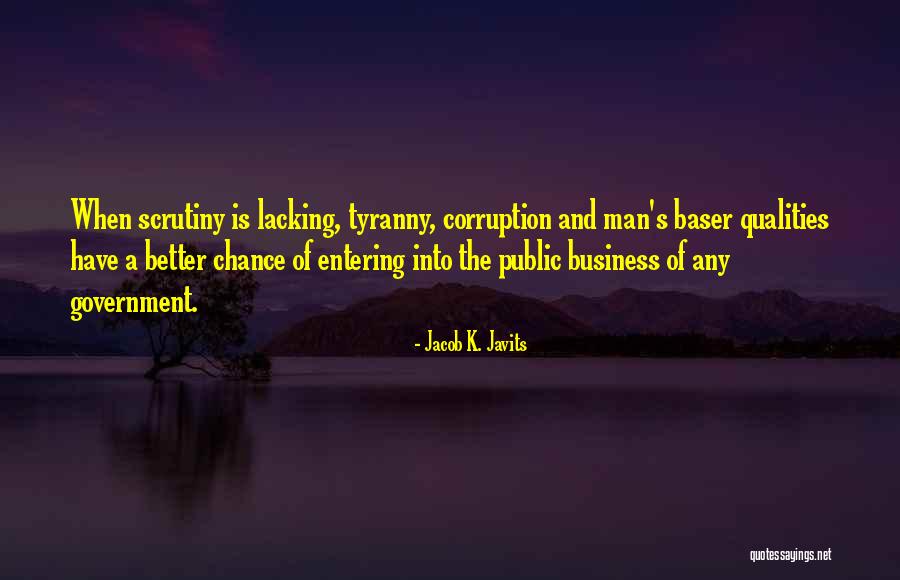 Corruption In Business Quotes By Jacob K. Javits Corruption In Business Quotes By Jacob K. Javits