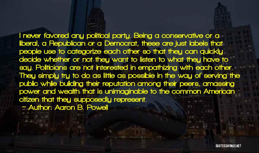 Corruption In Government Quotes By Aaron B. Powell