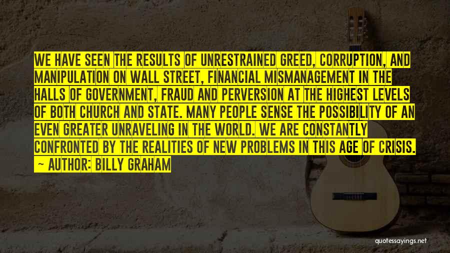 Corruption In Government Quotes By Billy Graham