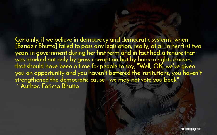 Corruption In Government Quotes By Fatima Bhutto