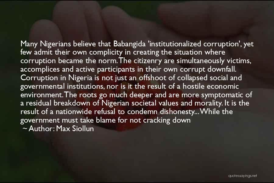 Corruption In Government Quotes By Max Siollun