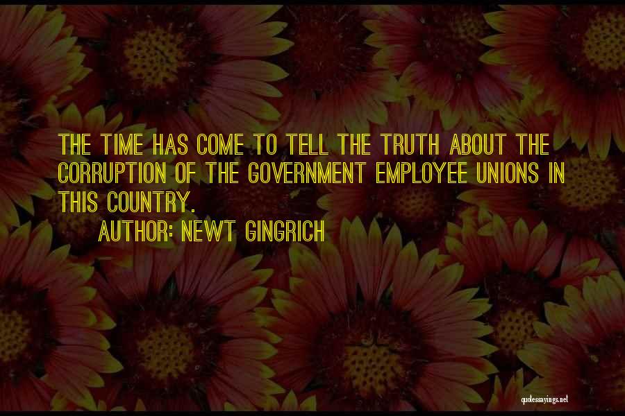 Corruption In Government Quotes By Newt Gingrich