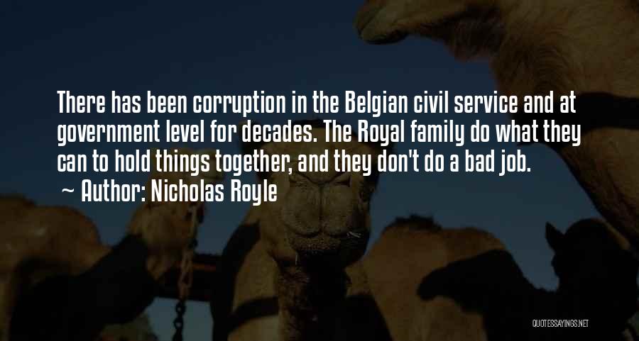 Corruption In Government Quotes By Nicholas Royle