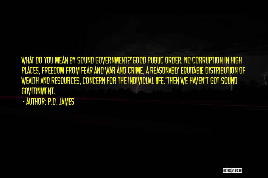 Corruption In Government Quotes By P.D. James