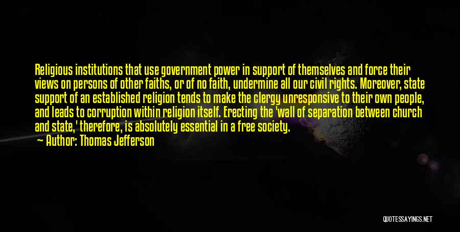 Corruption In Government Quotes By Thomas Jefferson