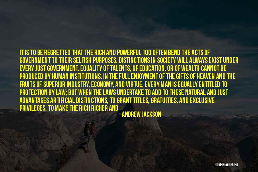 Corruption In Politics Quotes By Andrew Jackson